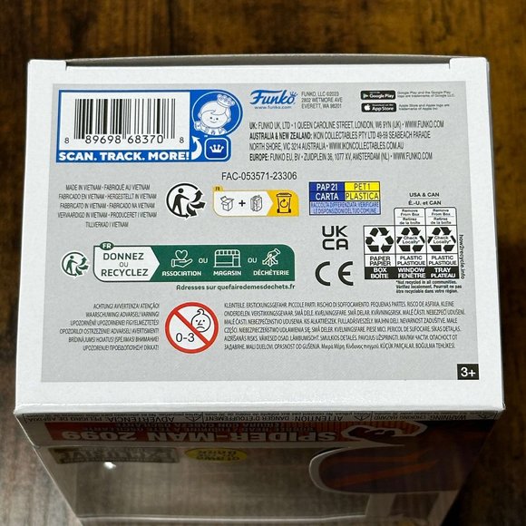 Funko Pop! Vinyl: Marvel - Spider-Man 2099 (Glows In The Dark) Spider Verse - Picture 8 of 9